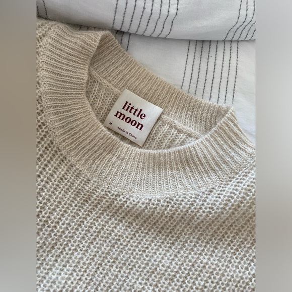 ARITZIA Little Moon Gardenia Wool Sweater - Picture 9 of 14